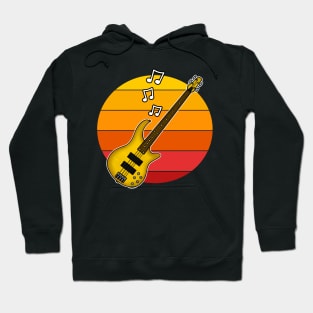 Bass Guitar Summer Festival Bassist Guitarist Musician Hoodie